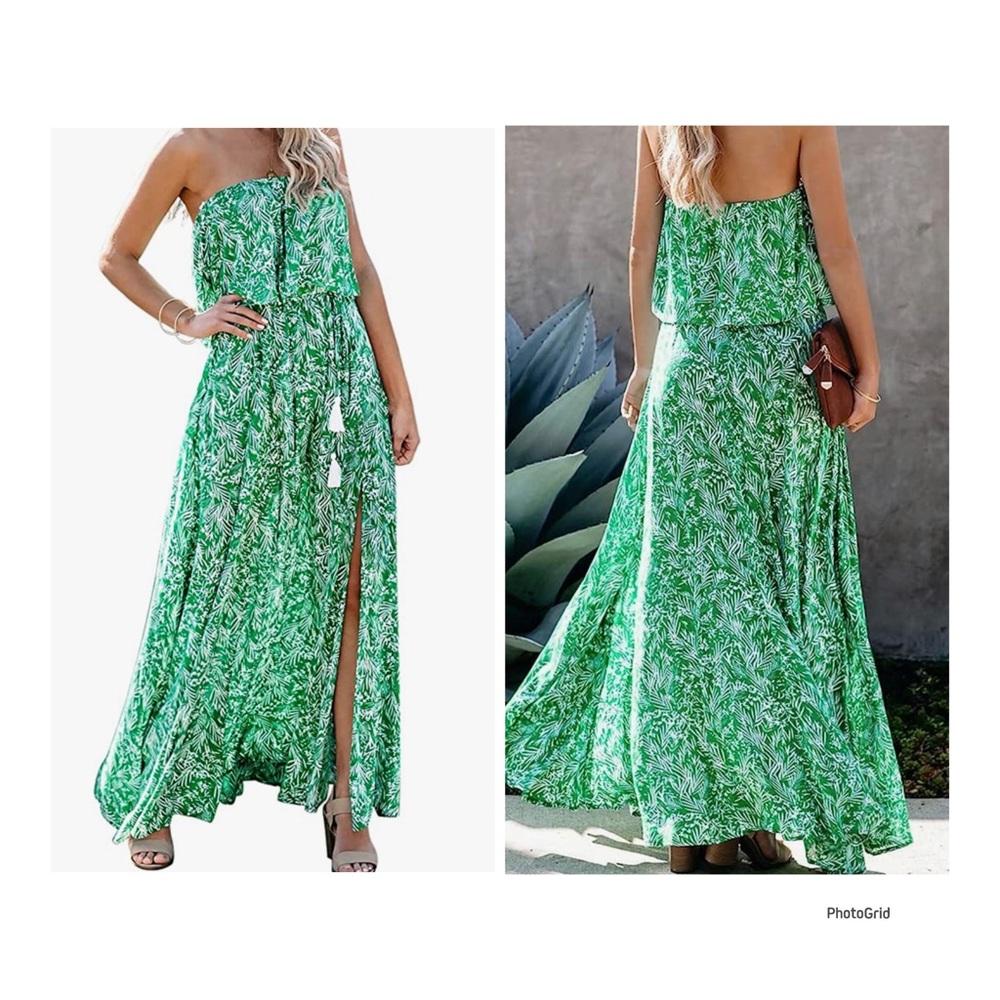 Strapless Maxi Dress - Picture 4 of 11